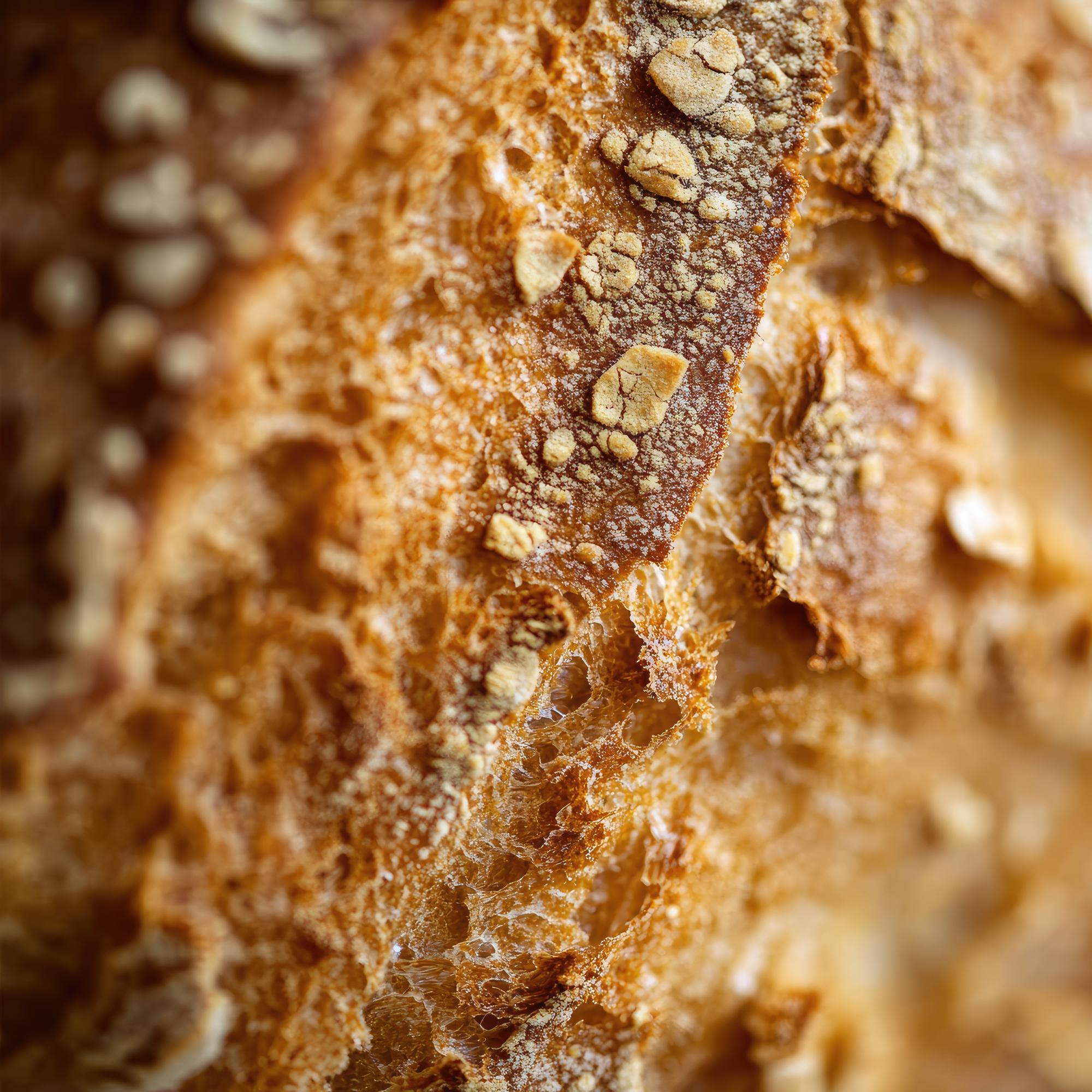 Close-up of artisanal bread